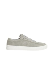 TOMMY HILFIGER TH CUPSET SUEDE Zapatillas de cuero plata antigua - Zapatos Hombre - 4