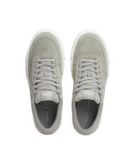 TOMMY HILFIGER TH CUPSET SUEDE Zapatillas de cuero plata antigua - Zapatos Hombre - 5