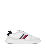TOMMY HILFIGER LIGHT CUPSOLE MIX Zapatillas de cuero blanco brillante/andorra - Zapatos Hombre - 2