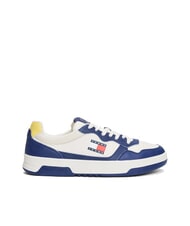 TOMMY HILFIGER TOMMY JEANS Cupsole Zapatillas de piel azul terciopelo - Zapatos Hombre - 2