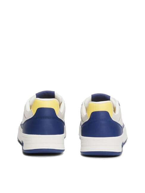 TOMMY JEANS Cupsole Zapatillas de piel azul terciopelo - Zapatos Hombre