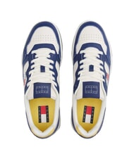 TOMMY HILFIGER TOMMY JEANS Cupsole Zapatillas de piel azul terciopelo - Zapatos Hombre - 3