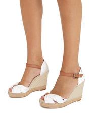 TOMMY HILFIGER BASIC Sandalias de punta abierta BASIC color crudo - Zapatos Mujer - 7