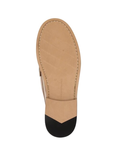 TH METALLIC Mocasines de piel metalizada oro - Zapatos Mujer