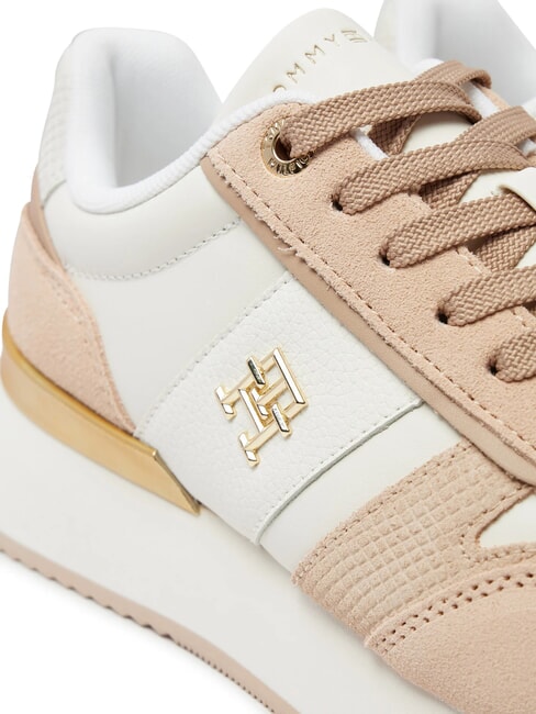 TH FASHION Zapatillas de running blanco brillante - Zapatos Mujer