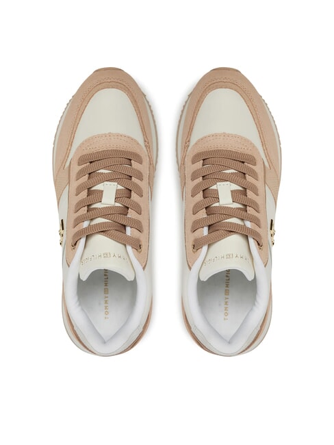 TH FASHION Zapatillas de running blanco brillante - Zapatos Mujer