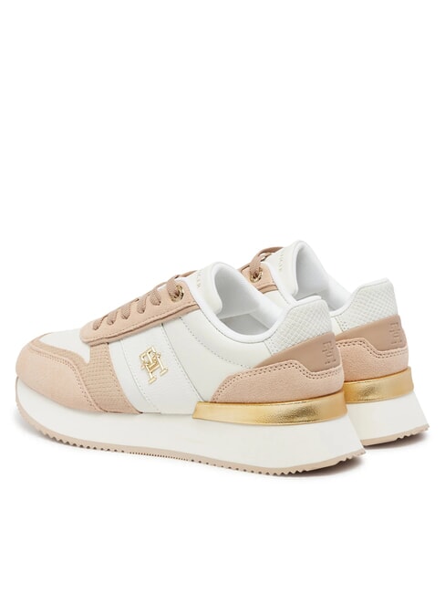 TH FASHION Zapatillas de running blanco brillante - Zapatos Mujer