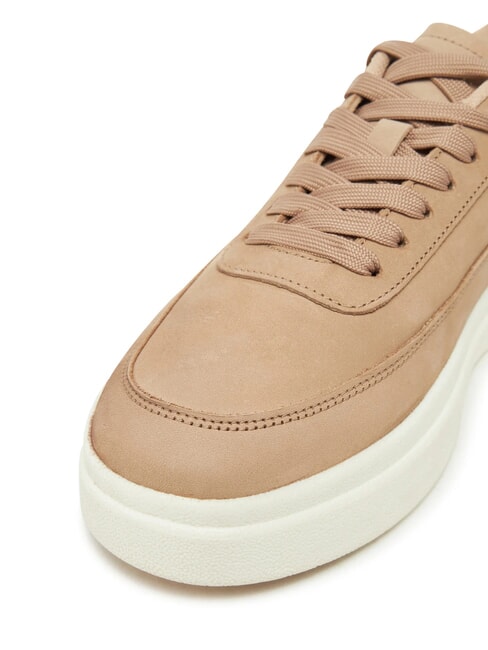 MODERN COURT Zapatillas de piel para mujer piedra arcillosa - Zapatos Mujer