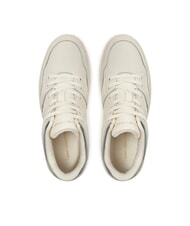 TOMMY HILFIGER TH Zapatillas de piel gruesa para mujer p&eacute;talo de marfil - Zapatos Mujer - 4