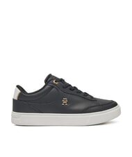 TOMMY HILFIGER ESSENTIAL CHIC COURT Zapatillas de piel para mujer negro - Zapatos Mujer - 2