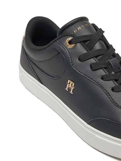 ESSENTIAL CHIC COURT Zapatillas de piel para mujer negro - Zapatos Mujer