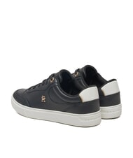 TOMMY HILFIGER ESSENTIAL CHIC COURT Zapatillas de piel para mujer negro - Zapatos Mujer - 5