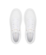 TOMMY HILFIGER MODERN COURT Zapatillas de plataforma de piel blanco - Zapatos Mujer - 4