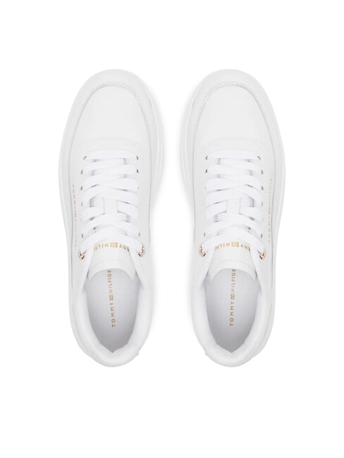 MODERN COURT Zapatillas de plataforma de piel blanco - Zapatos Mujer