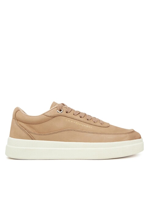 MODERN COURT Zapatillas de piel para mujer piedra arcillosa - Zapatos Mujer
