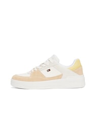 TOMMY HILFIGER BASKET MIX Zapatillas de deporte para mujer antiguo guijarro blanco/arcilloso - Zapatos Mujer - 2