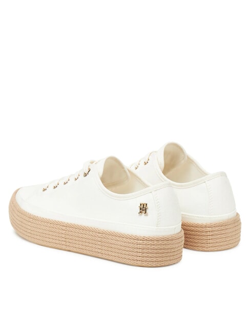 TH Zapatillas deportivas de lona con alpargatas blanco antiguo - Zapatos Mujer