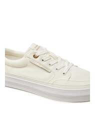 TOMMY HILFIGER ESSENTIAL Zapatillas de plataforma de lona crudo - Zapatos Mujer - 3
