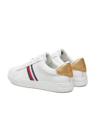 TOMMY HILFIGER ESSENTIAL COURT Zapatillas de piel para mujer blanco - Zapatos Mujer - 5