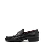 TOMMY HILFIGER TH Mocas&iacute;n de piel para mujer negro - Zapatos Mujer - 2