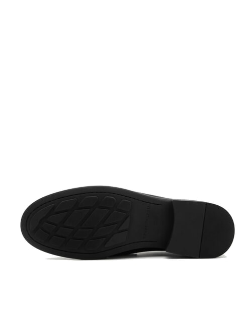 TH Mocas&iacute;n de piel para mujer negro - Zapatos Mujer