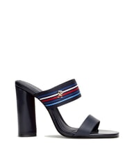 TOMMY HILFIGER SLIDE Sandalias altas con cinta con logo espacio azul - Zapatos Mujer - 2