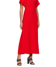 TOMMY HILFIGER SLIDE Sandalias altas con cinta con logo espacio azul - Zapatos Mujer - 7