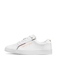 TOMMY HILFIGER SIGNATURE Zapatillas de deporte para mujer blanco - Zapatos Mujer - 4