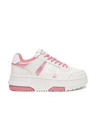 TOMMY HILFIGER TH BROOKLYN Zapatillas de piel con plataforma plana rosa preppy - Zapatos Mujer - 2