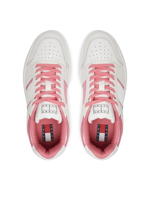 TH BROOKLYN Zapatillas de piel con plataforma plana rosa preppy - Zapatos Mujer