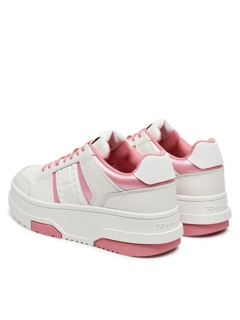 TH BROOKLYN Zapatillas de piel con plataforma plana rosa preppy - Zapatos Mujer