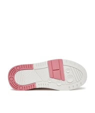 TOMMY HILFIGER TH BROOKLYN Zapatillas de piel con plataforma plana rosa preppy - Zapatos Mujer - 6