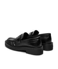 TOMMY HILFIGER TJW ORIGIN LOAFER Mocasines de piel para mujer negro - Zapatos Mujer - 5