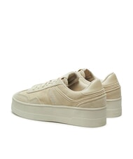 TOMMY HILFIGER GREENWICH Zapatillas de plataforma plana en piel de ante papel prensa - Zapatos Mujer - 6