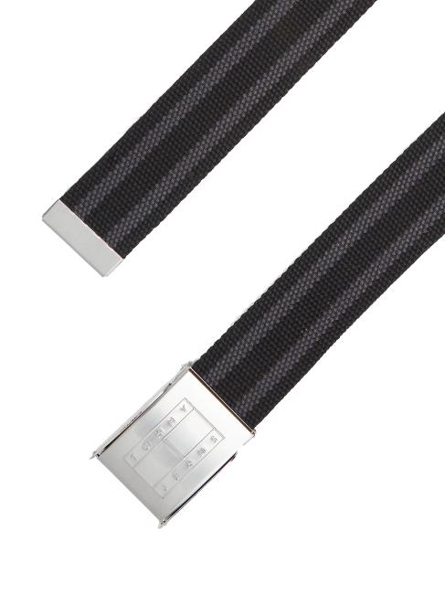 TJ DAILY Cintur&oacute;n de algod&oacute;n negro - Cinturones