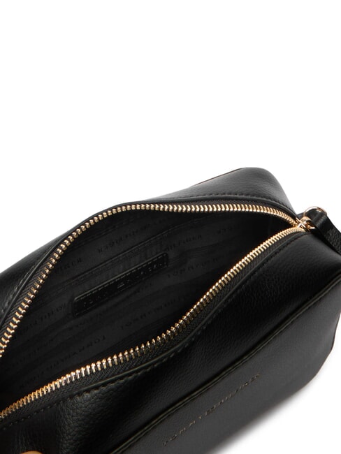 TH LOGO Mini bolso de hombro negro - Bolsos Mujer