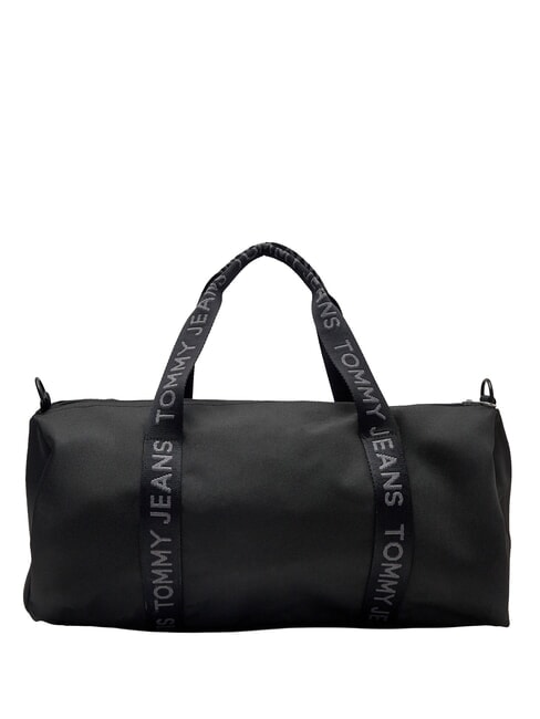 TJ ESS DAILY Bolsa de lona con correa para el hombro negro - Bolsas de viaje