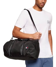 TOMMY HILFIGER TJ ESS DAILY Bolsa de lona con correa para el hombro negro - Bolsas de viaje - 5