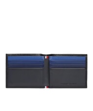 TOMMY HILFIGER TH FLAG Cartera de cuero espacio azul - Carteras Hombre - 2