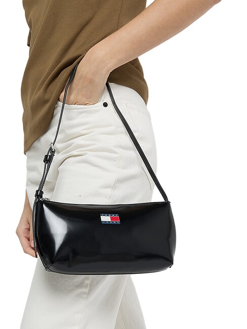 TJ MUST Bolso de hombro negro - Bolsos Mujer