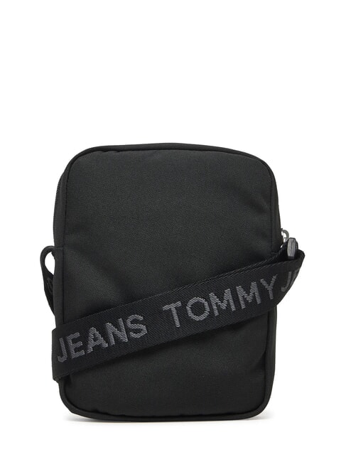 TJ ESS DAILY Bolso de hombro negro - Bandoleras Hombre