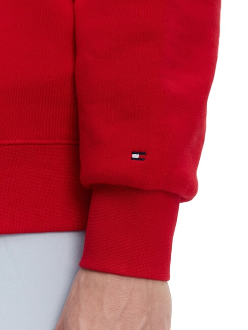 TH Sudadera de cuello redondo y corte regular rojo primario - Sudaderas de mujer