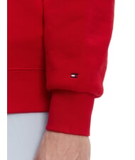 TOMMY HILFIGER TH Sudadera de cuello redondo y corte regular rojo primario - Sudaderas de mujer - 4