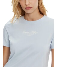 TOMMY HILFIGER TH Camiseta de manga corta con estampado azul ventoso - camiseta - 3