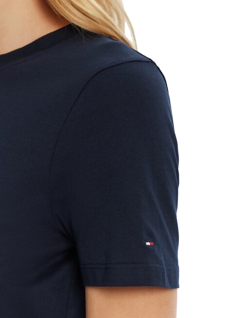 TH Camiseta de manga corta con estampado Marina de noche oscura - camiseta