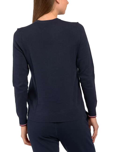 TH Su&eacute;ter de cuello redondo para mujer cielo del desierto - Su&eacute;teres de mujer