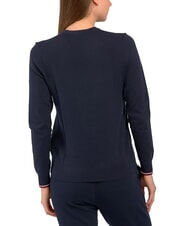 TOMMY HILFIGER TH Su&eacute;ter de cuello redondo para mujer cielo del desierto - Su&eacute;teres de mujer - 2