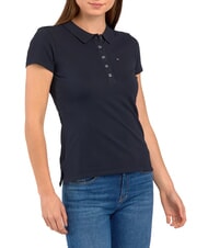TOMMY HILFIGER TH Polo de manga corta para mujer cielo del desierto - camisa polo - 3