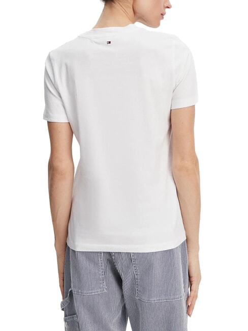 TH Camiseta de manga corta de corte regular blanco &oacute;ptico - camiseta