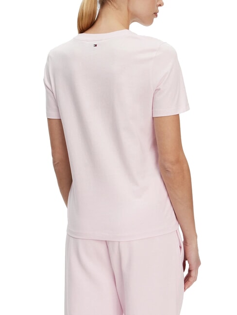 TH Camiseta de manga corta de corte regular rosa claro - camiseta